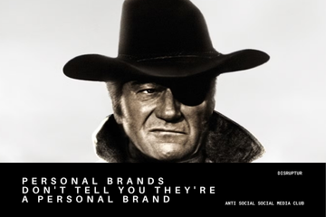 Personal Brands don't tell you they're a personal brand